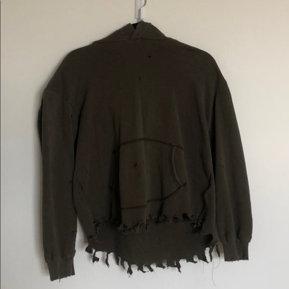 LF Green Shredded Hoodie